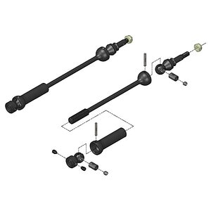 MIP Spline CVD Kit :Traxxas E Maxx MIP18130