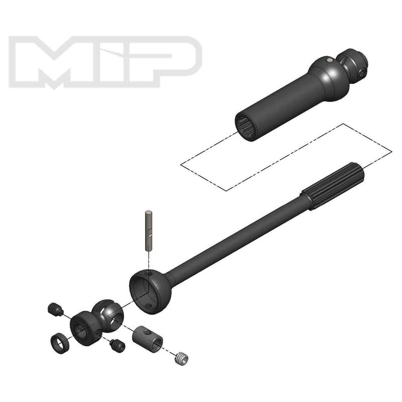 MIP Center Drive Kit Sgl Shft 140mm-165mm w/5mm Hubs MIP18170 - mip18170-jpg MIP Center Drive Kit Sgl Shft 140mm-165mm w/5mm Hubs MIP18170