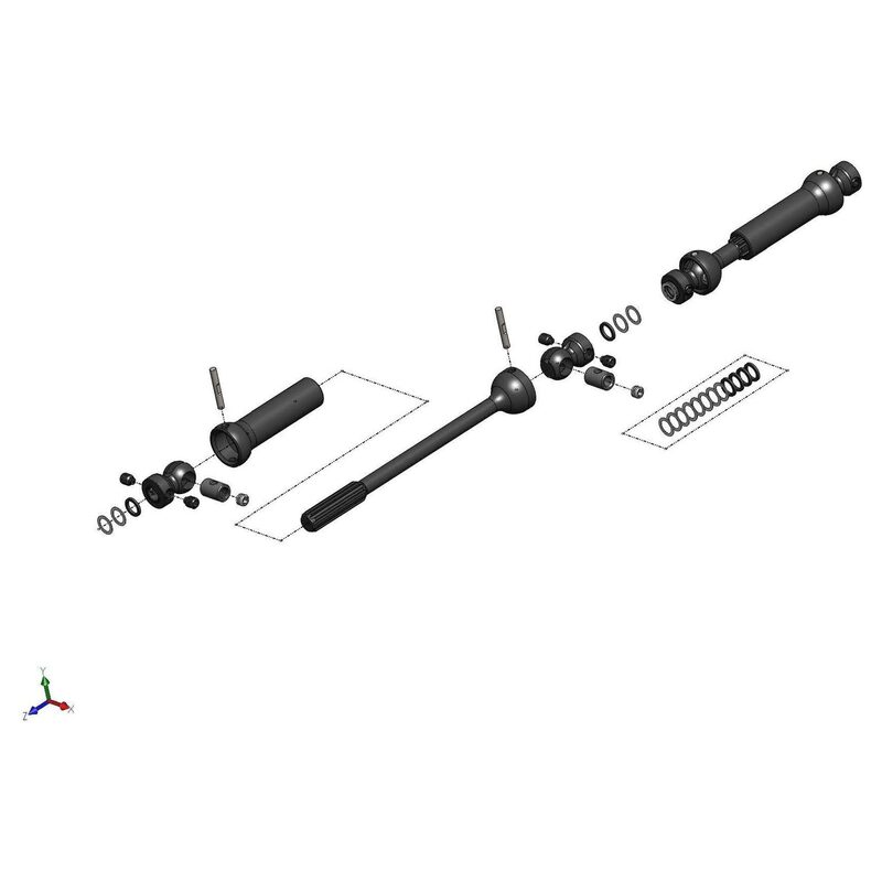 MIP Center Drive 12.3 W.B. Axial SCX10 II Kit MIP18325 - mip18325-jpg MIP Center Drive 12.3 W.B. Axial SCX10 II Kit MIP18325