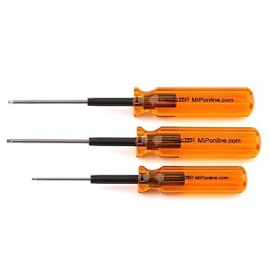 MIP Thorp Metric Hex Driver Wrench Set (3) (1.5 - 2.0 and 2.5mm) MIP9502