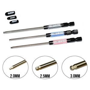 MIP Speed Tip Ball Hex Driver Wrench Set Metric (3) MIP9516