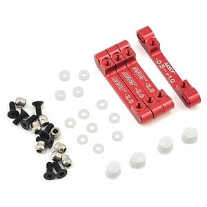 MST RMX 2.0 S Aluminum Suspension Mount Set (Red)
