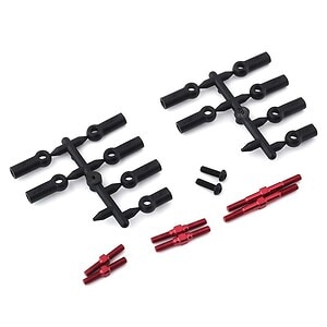 MST RMX 2.0 RTR Turnbuckle shaft set (red)