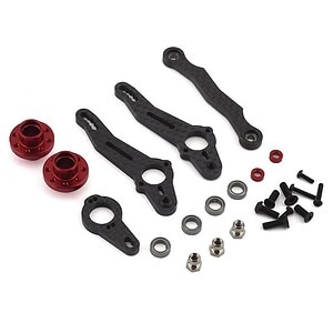 MST FXX 2.0 Carbon Steering Arm Set (Red)