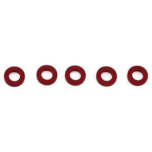 MST Alum. spacer 3X5.5X1.0 (5) (red)