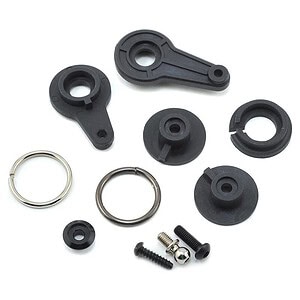 MST Aluminum Damper Spring Retainer (Black) (4) (Lower Type)