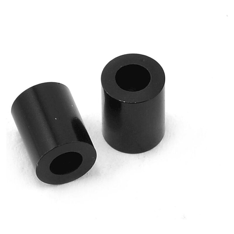 MST 3x5.5x7mm Aluminum Spacer (Black) (2) MXS-820077BK