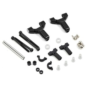 MST Alum. front lower arm set (black)