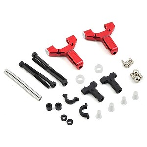 MST Aluminum Front Lower Arm Set (Red)
