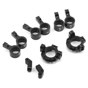 MST ATK Alum. upright (2WD) (black)