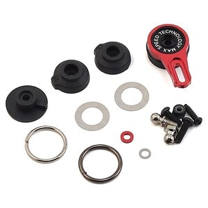 MST Aluminum 8-Point Adjustable Servo Saver (Red)