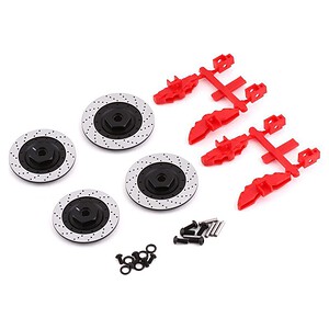 MST Alum. wheel hubs 6mm (large brake disc shaped)