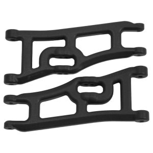 RPM  Wide Front A-arms for the Traxxas e-Rustler & Stampede 2wd - Black RPM70662