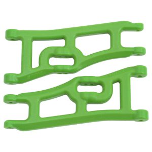 RPM  Wide Front A-arms for the Traxxas e-Rustler & Stampede 2wd - Green RPM70664
