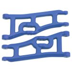 RPM  Wide Front A-arms for the Traxxas e-Rustler & Stampede 2wd - Blue RPM70665