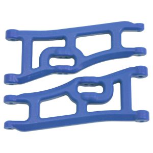 RPM Wide Front A-arms for the Traxxas e-Rustler & Stampede 2wd - Blue RPM70665