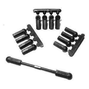 RPM  Heavy Duty Rod Ends Black (12pcs) RPM73372