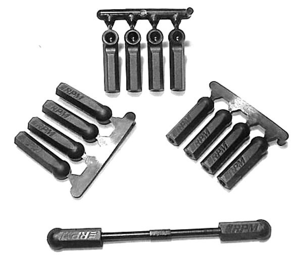 RPM Long Shank Rod Ends Black (12pcs) RPM73392 - rpm73392-jpg RPM Long Shank Rod Ends Black (12pcs) RPM73392