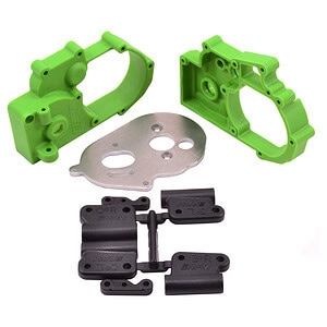 RPM  Green Gearbox Housing and Rear Mounts for Traxxas 2wd Vehicles RPM73614