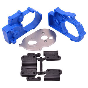 RPM  Blue Gearbox Housing and Rear Mounts for Traxxas 2wd Vehicles RPM73615