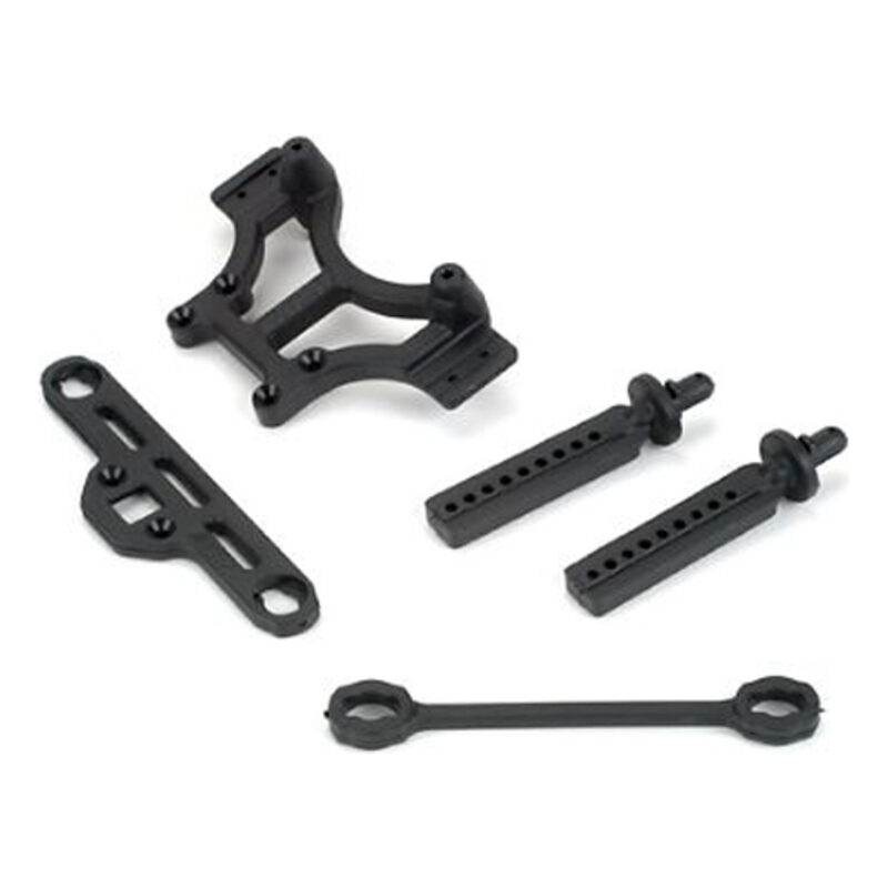 RPM  T-Maxx & E-Maxx Shock Tower & Body Mounts-Black RPM80162