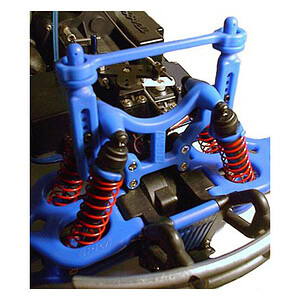 RPM T-Maxx & E-Maxx Shock Tower & Body Mounts-Blue RPM80165