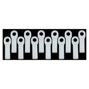 RPM  Long Rod Ends for Traxxas Slash 4x4 and Rustler 4x4 Dyable White RPM80511
