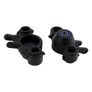 RPM  Traxxas Revo T-Maxx 2.5R / 3.3 & E-Maxx 16.8 Axle Carriers & Oversized Bearings-Black RPM80582
