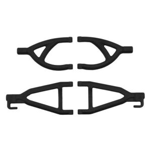 RPM  Rear Upper/Lower A- Arms for Traxxas 1/16 E-Revo Black RPM80602