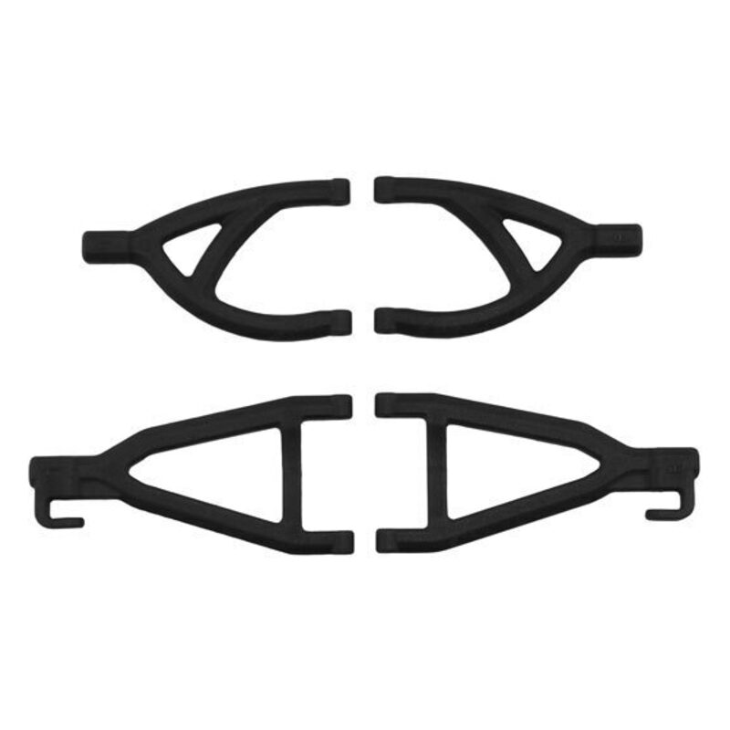 RPM  Rear Upper/Lower A- Arms for Traxxas 1/16 E-Revo Black RPM80602
