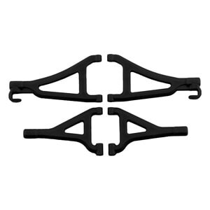 RPM  Front Upper/Lower A-Arms for Traxxas 1/16 E Revo Black RPM80692