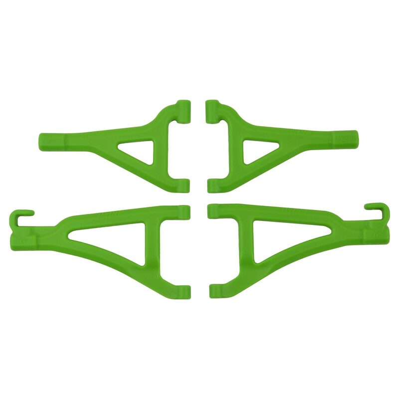RPM  Front Upper/Lower A-Arms for Traxxas 1/16 E Revo Green RPM80694