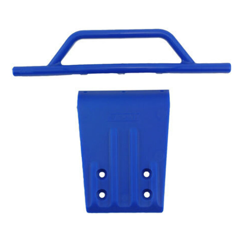 RPM  Front Bumper & Skid Plate for Traxxas Slash/Nitro Slash Blue RPM80955