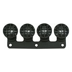 RPM  Front Bumper Light Canister Set for RPM Front Bumper or Traxxas Nitro Slash Black RPM80982