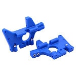 RPM  Front Bulkheads for the Traxxas T-Maxx & E-Maxx-Blue RPM81065