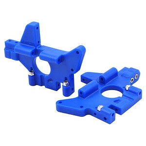 RPM  Rear Bulkheads for the Traxxas T-Maxx & E-Maxx-Blue RPM81075