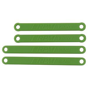RPM  Heavy Duty Camber Link for Traxxas e-Rustler & Stampede 2wd Green RPM81264
