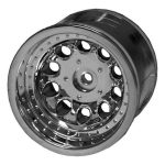 RPM  2.2 Revolver Wheels for Traxxas Rustler/Stampede (Rear) Chrome RPM82053