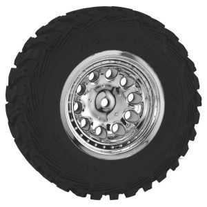 RPM  Revolver Wheels for Traxxas Slash 2wd Front or Nitro Slash Chrome RPM82323
