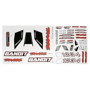 Traxxas Decal sheet Bandit TRA2413X
