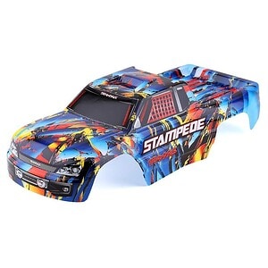 Traxxas Stampede Rock n Roll (painted decals applied) - TRA3648 - Body (Clear)