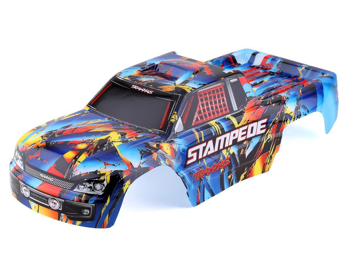 Traxxas Stampede Rock n Roll (painted decals applied) - TRA3648 - Body (Clear)