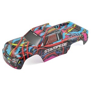 Traxxas Stampede Hawaiian Graphics (Painted Decals Applied) Body Pre-Painted