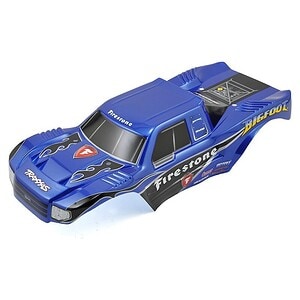 Traxxas Bigfoot 4X4 Firestone Officially Licensed Replica (Painted Decals Applied) Body Pre-Painted
