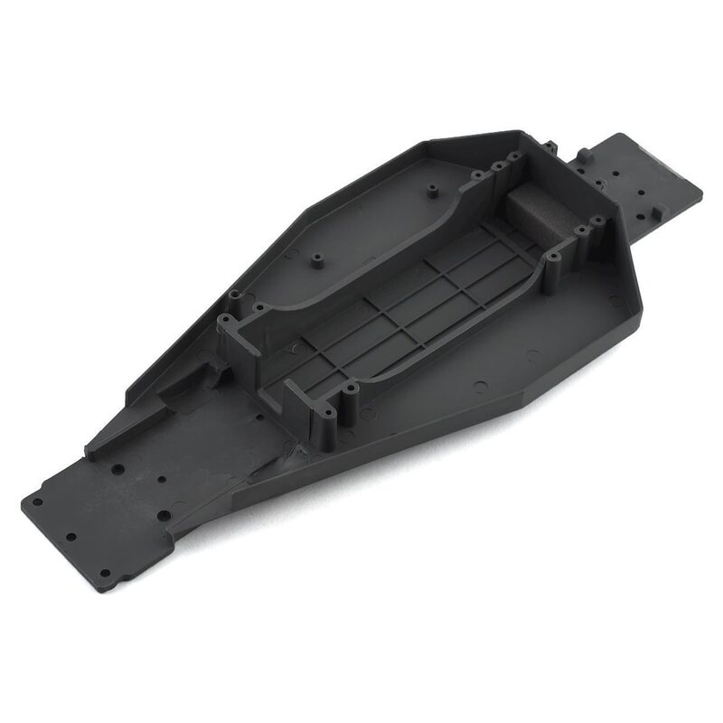 Traxxas Lower Chassis (Grey) (166mm Batt Comp) (For #3725R ESC Plate) TRA3722R - tra3722r-jpg Traxxas Lower Chassis (Grey) (166mm Batt Comp) (For #3725R ESC Plate) TRA3722R