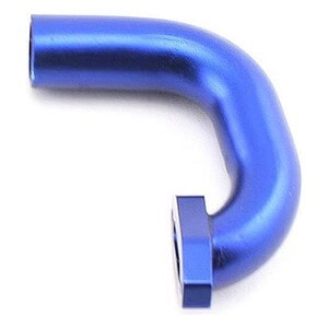 Traxxas Exhaust Header (Blue-Anodized Alum) (Fits 4-Tec/Rustler/Sport) TRA4487