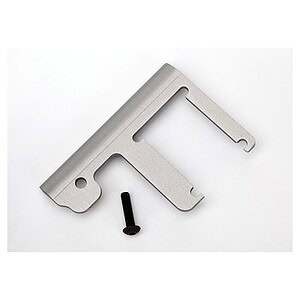 Traxxas Chassis brace Revo (3mm 6061-T6 aluminum) (titanium-anodized)/ 4x16mm BCS TRA5361A