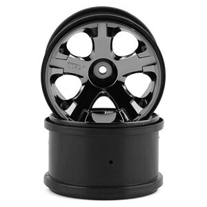 Traxxas Wheels All-Star 2.8 (black chrome) (nitro rear / electric front) (2)