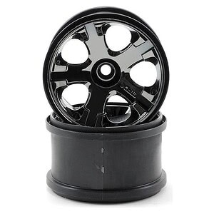 Traxxas Wheels All-Star 2.8 (black chrome) (nitro front) (2)