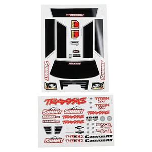 Traxxas Decal sheets Summit TRA5615